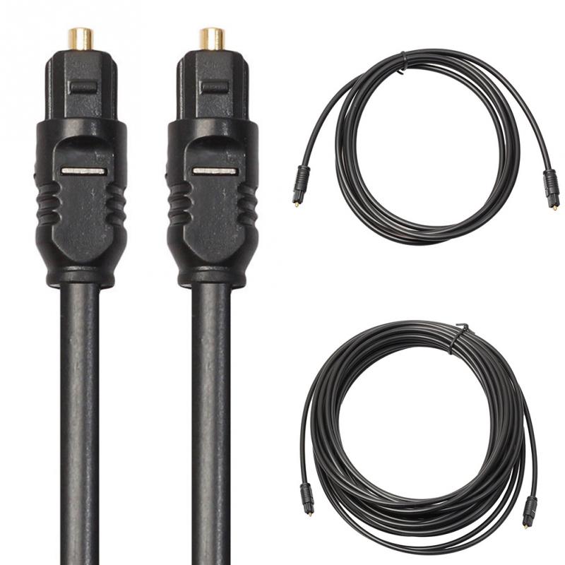 Optical Audio Cable Toslink Gold Plated - For Toslink Gold-Plated Digital Optical Audio