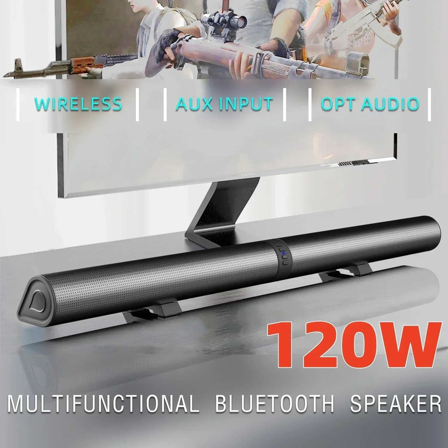 120W BS-56 TV Bluetooth Speake - đánh giá và giá Tv Soundbar Optical Bluetooth 120W