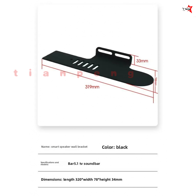 WYORESY For JBL BAR 5.1 Soundb - đánh giá và giá Soundbar Wall Mount Bracket Universal