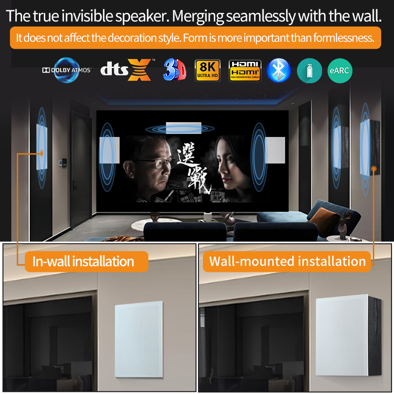 7.1 In-wall Wall-mounted Home  - đánh giá và giá Home Theater System 7.1 Surround Sound