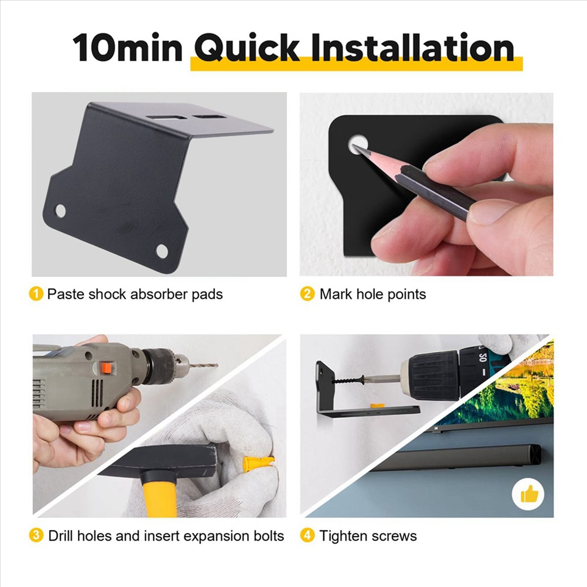 DIGITALBUY Sound Bar Mounts Wa - đánh giá và giá Soundbar Wall Mount Bracket Universal