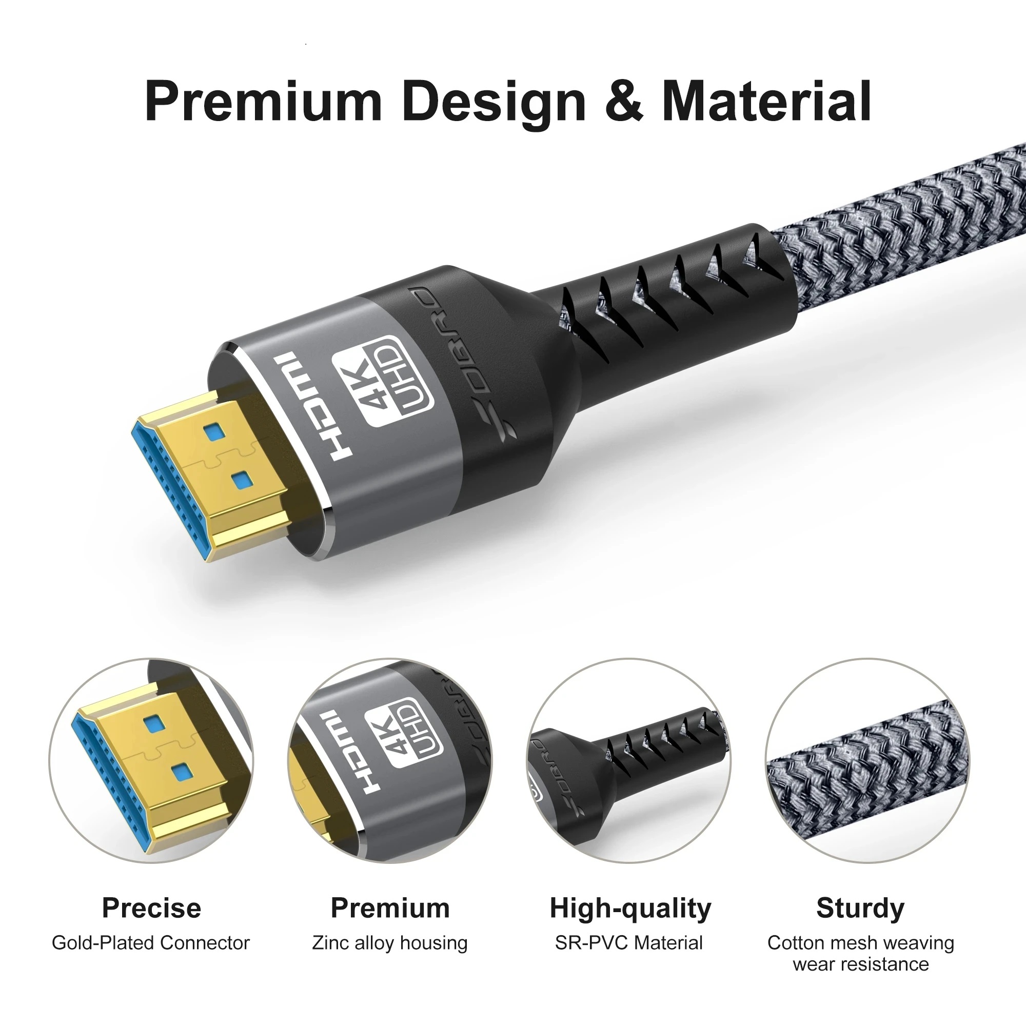 HDMI 8K 2.1 Cable 4K@120Hz 8K@ - đánh giá và giá Hdmi 2.1 Cable 8K 60Hz 48Gbps Earc