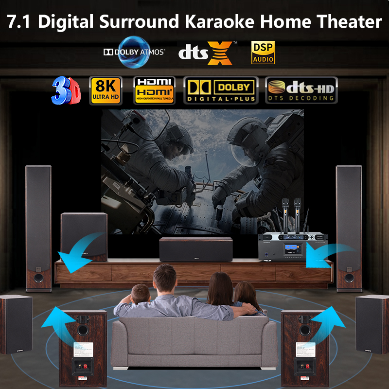 7.1 Tower Home Theater System  - đánh giá và giá Home Theater System 7.1 Surround Sound