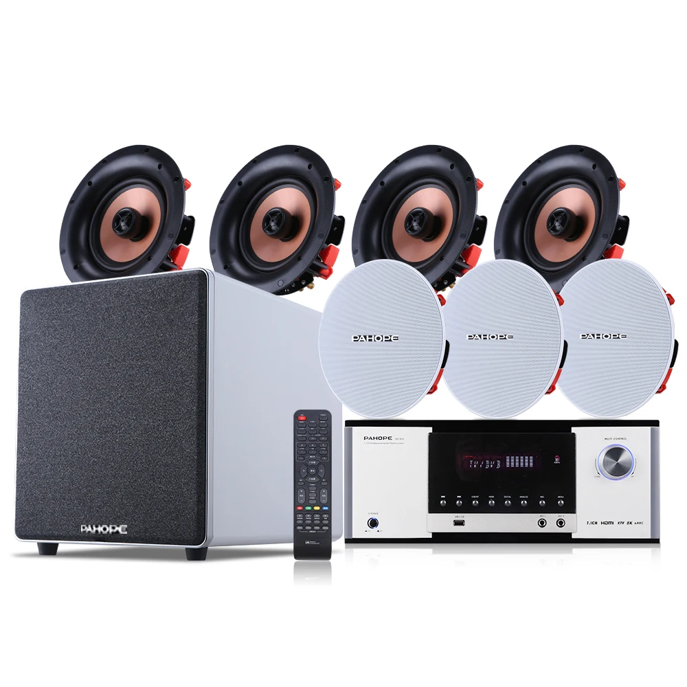 7.1 Home Theater Ceiling Speak - đánh giá và giá Home Theater System 7.1 Surround Sound