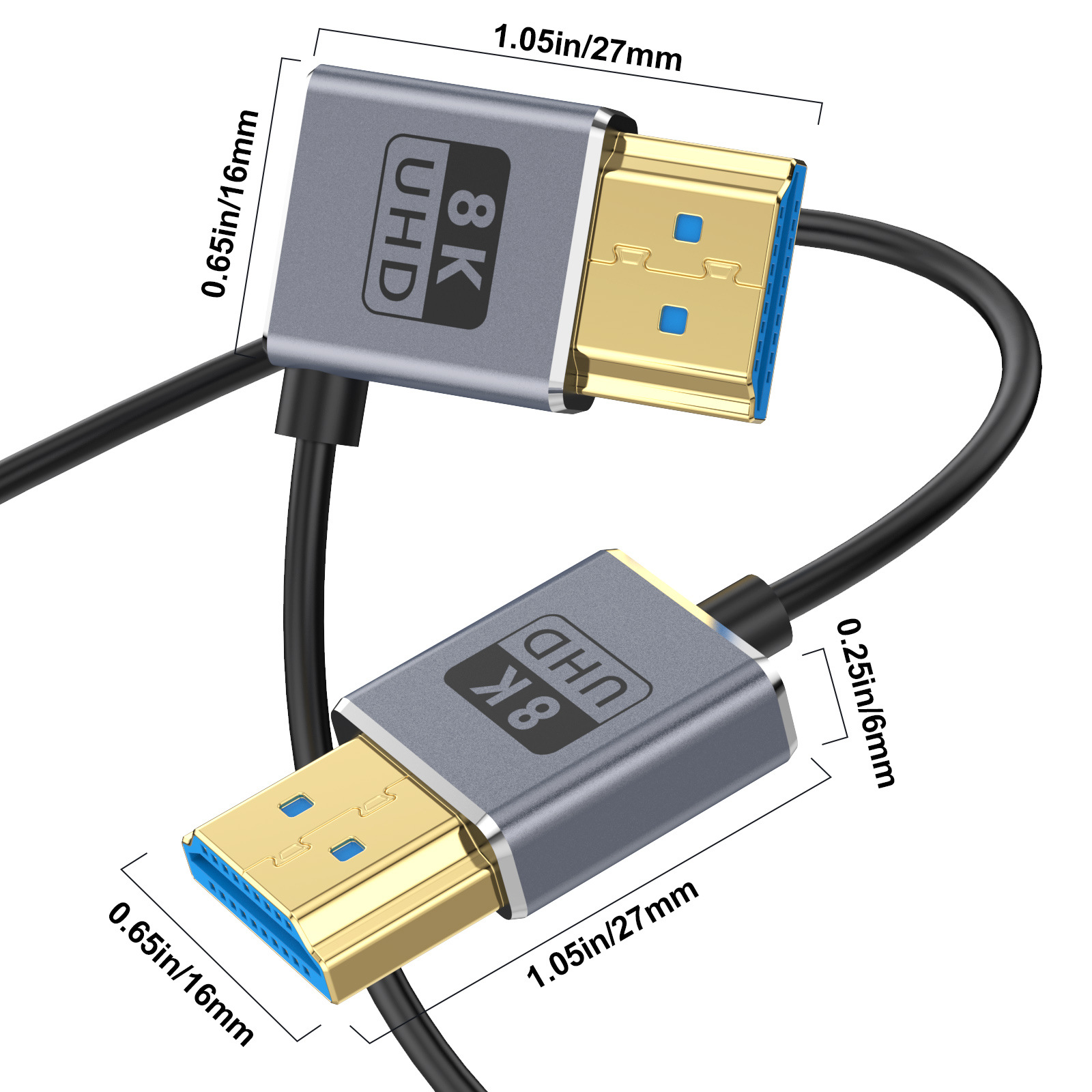 Coaxial HDMI 8K HDMI 2.1 Cable - đánh giá và giá Hdmi 2.1 Cable 8K 60Hz 48Gbps Earc