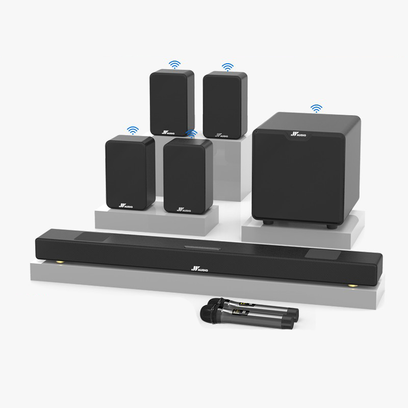 7.1 Speaker System Home Theate - đánh giá và giá Home Theater System 7.1 Surround Sound