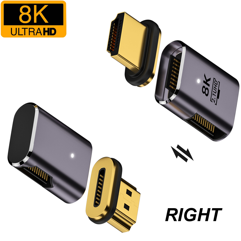 Elbow HDMI-Compatible 2.1 Male - đánh giá và giá Hdmi 2.1 Cable 8K 60Hz 48Gbps Earc