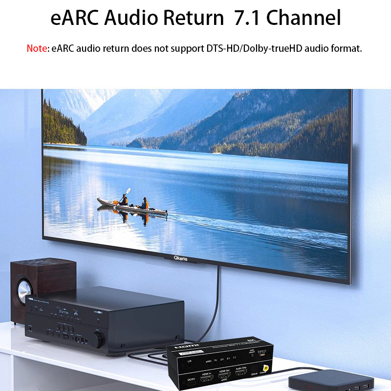 8K 60Hz HDMI EARC Return Audio - đánh giá và giá Dolby Atmos Soundbar Hdmi Earc