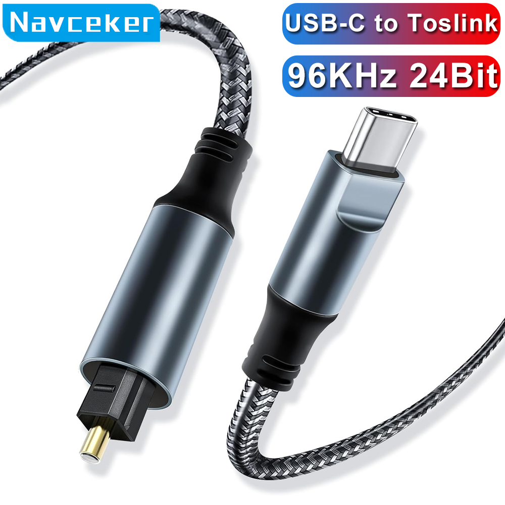 USB Type C to Optical SPDIF To - đánh giá và giá Optical Audio Cable Toslink Gold Plated