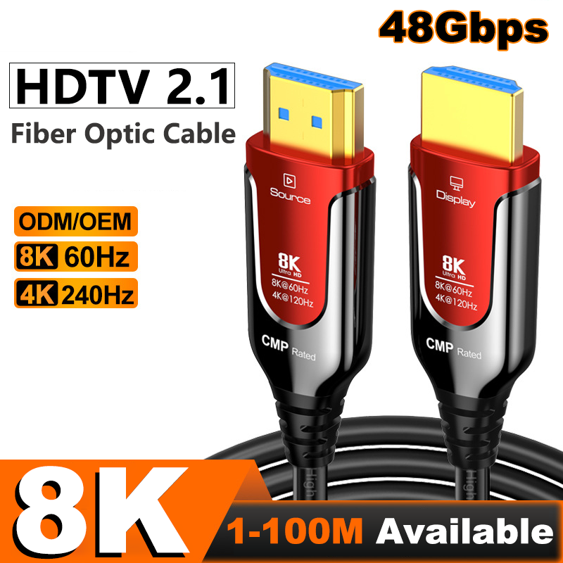 CMP Fire-Rated 8K HDMI 2.1 Fib - đánh giá và giá Hdmi 2.1 Cable 8K 60Hz 48Gbps Earc
