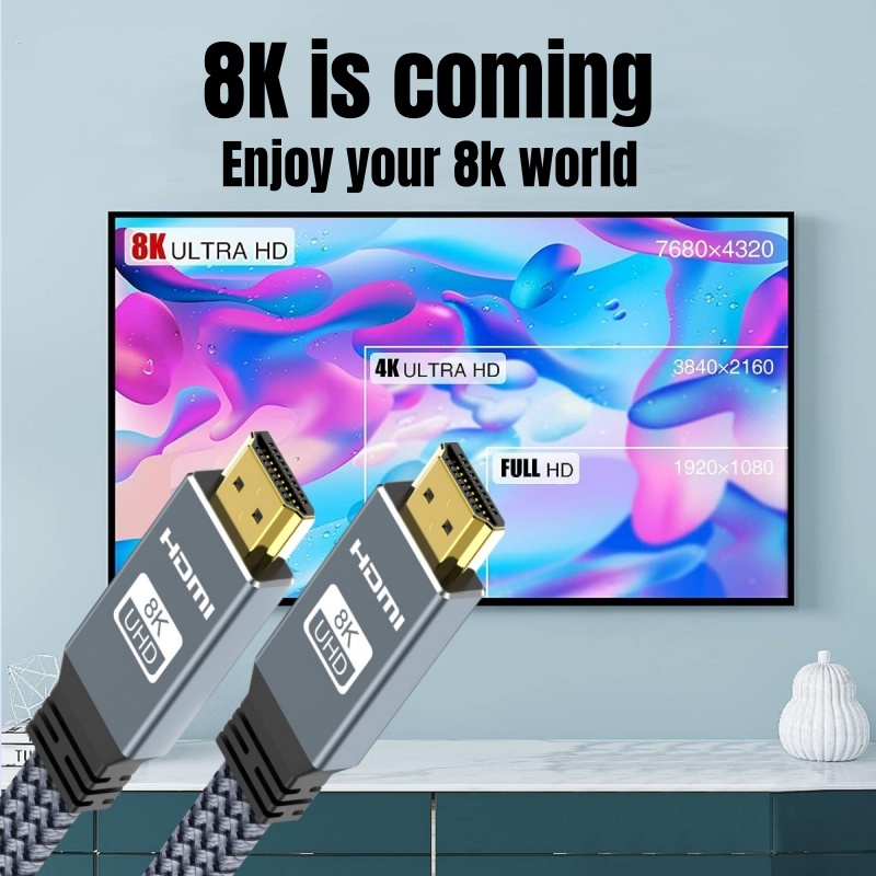 MIZIQIER HDMI 2.1 Cable Falt H - đánh giá và giá Hdmi 2.1 Cable 8K 60Hz 48Gbps Earc
