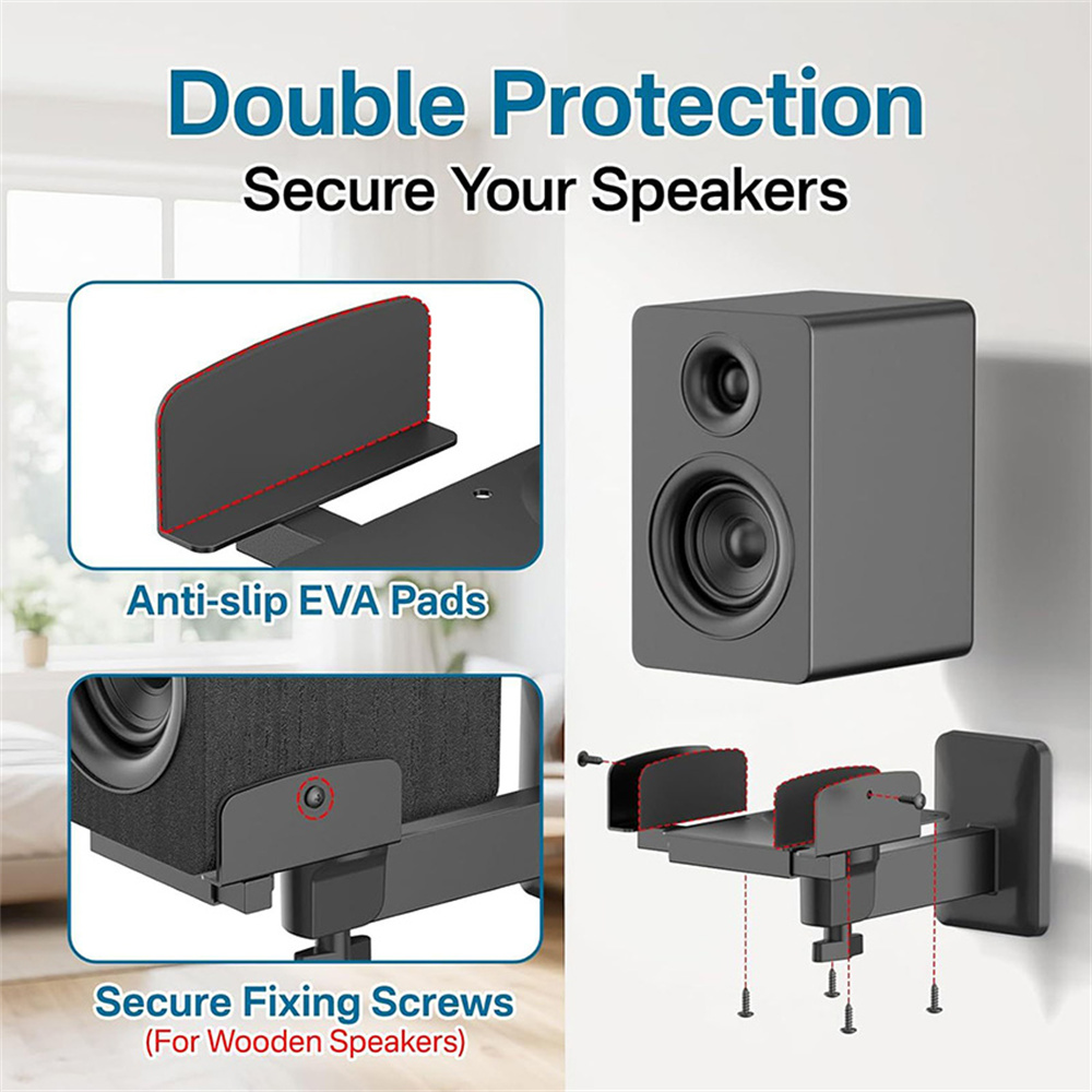 Double Clamp Speaker Wall Moun - đánh giá và giá Speaker Wall Ceiling Mount Bracket