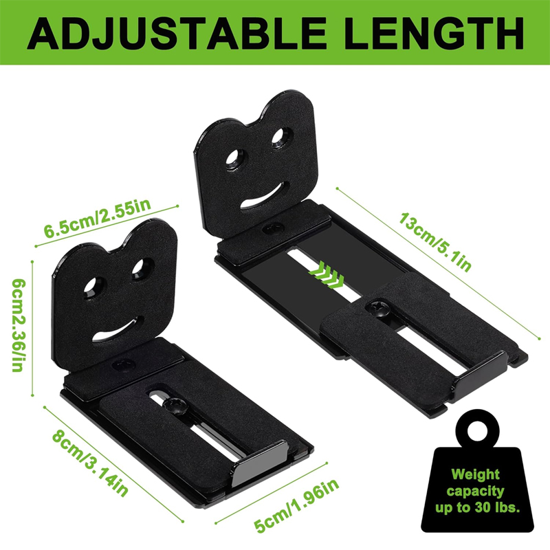 2PCS Adjustable Soundbar Mount - đánh giá và giá Soundbar Wall Mount Bracket Universal