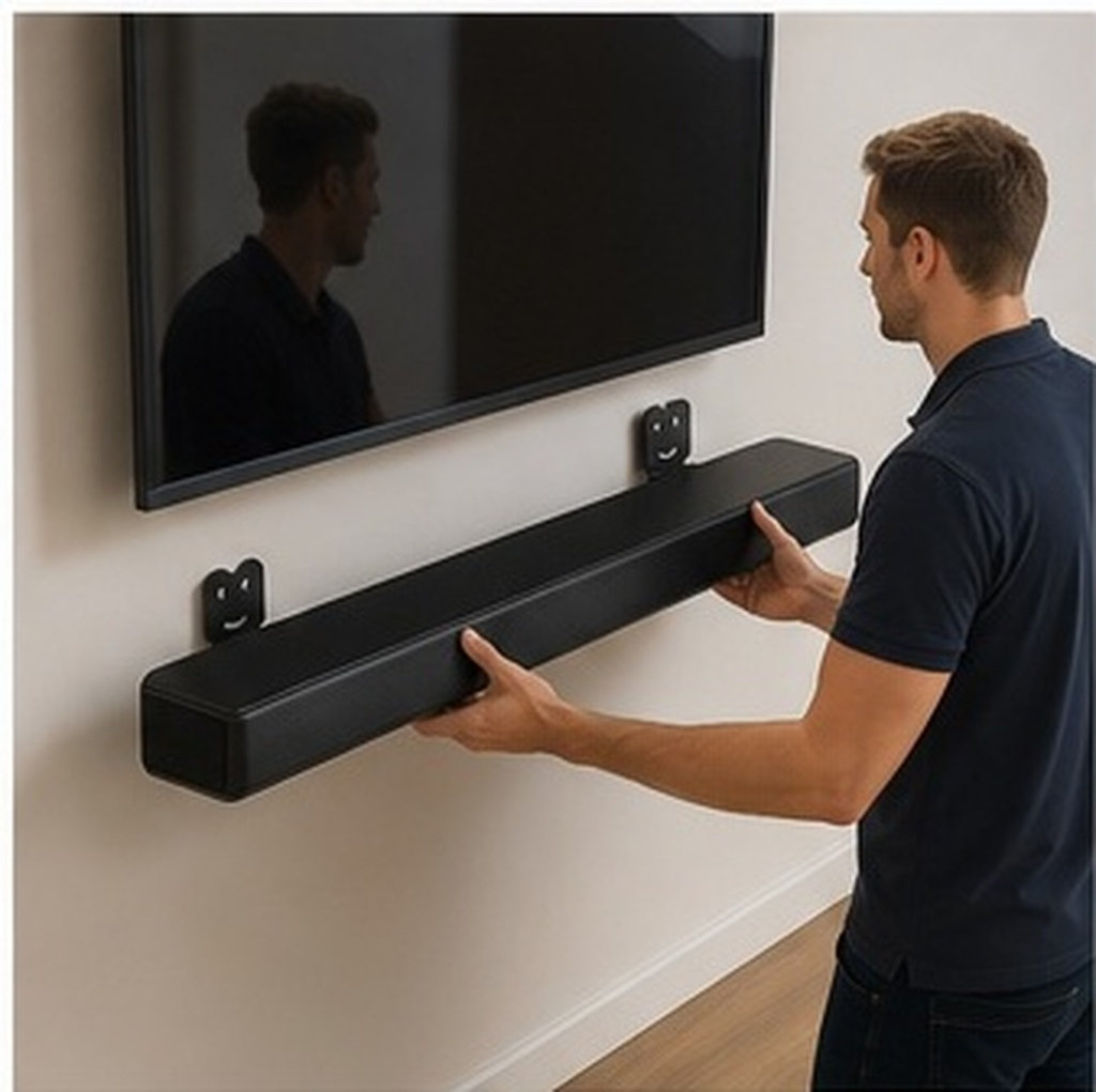 2Pcs Soundbar Wall Mount Brack - đánh giá và giá Soundbar Wall Mount Bracket Universal