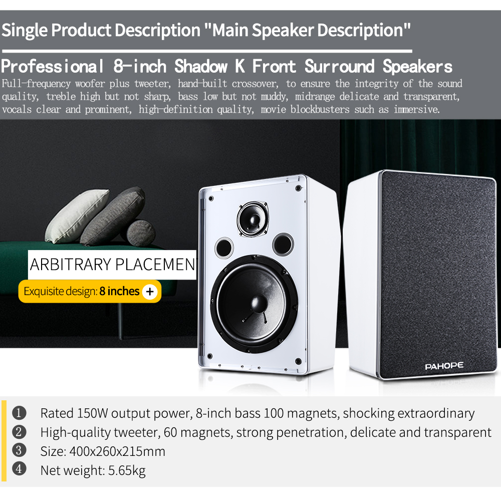 7.1 Home Theater Speakers Prof - đánh giá và giá Home Theater System 7.1 Surround Sound